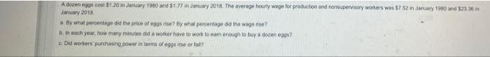 Adoren Eye Con 1 20 In January 1960 And 51 77 In January 2018 The Average Houny Wage For Production And Nonsupervisory 1