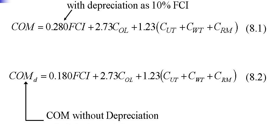 Estimate Comd Given The Following Fixed Capital Investment Without Land 2 68 Million Cost Of Operating Labor 990 2