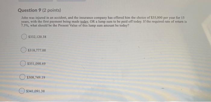 Question 6 1 5 Points Weilding Inc Camed 1 5 Per Share Five Year Ago Its Current Earnings Per Share Is 3 50 What 4