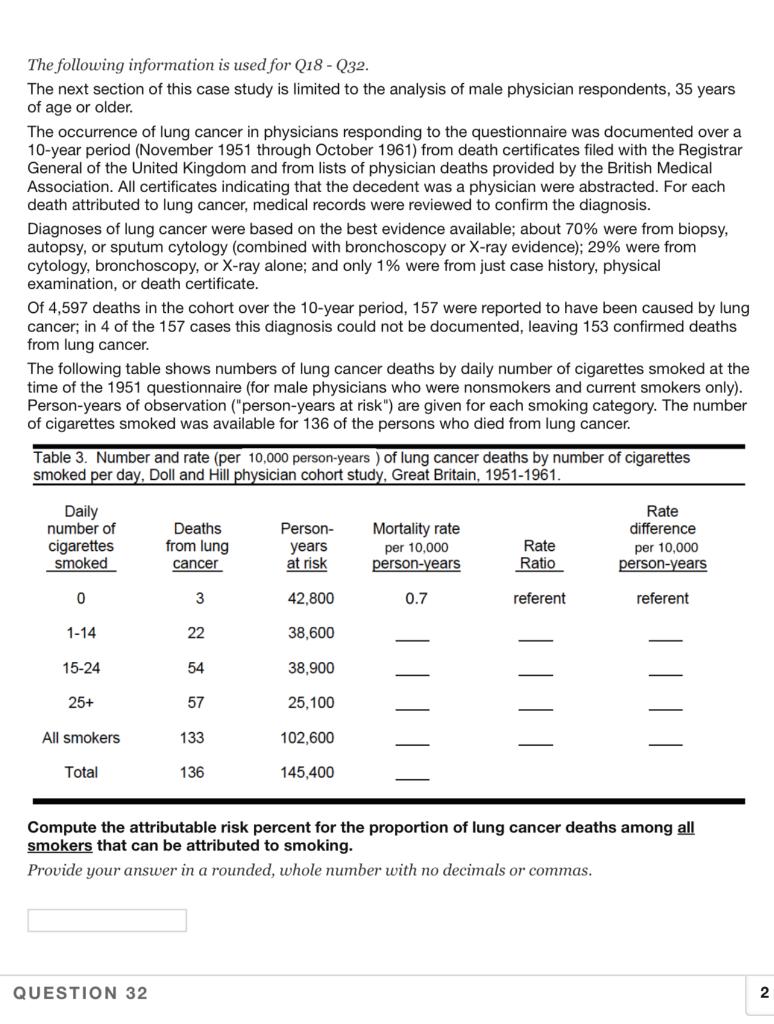 The Following Information Is Used For Q18 032 The Next Section Of This Case Study Is Limited To The Analysis Of Male 1