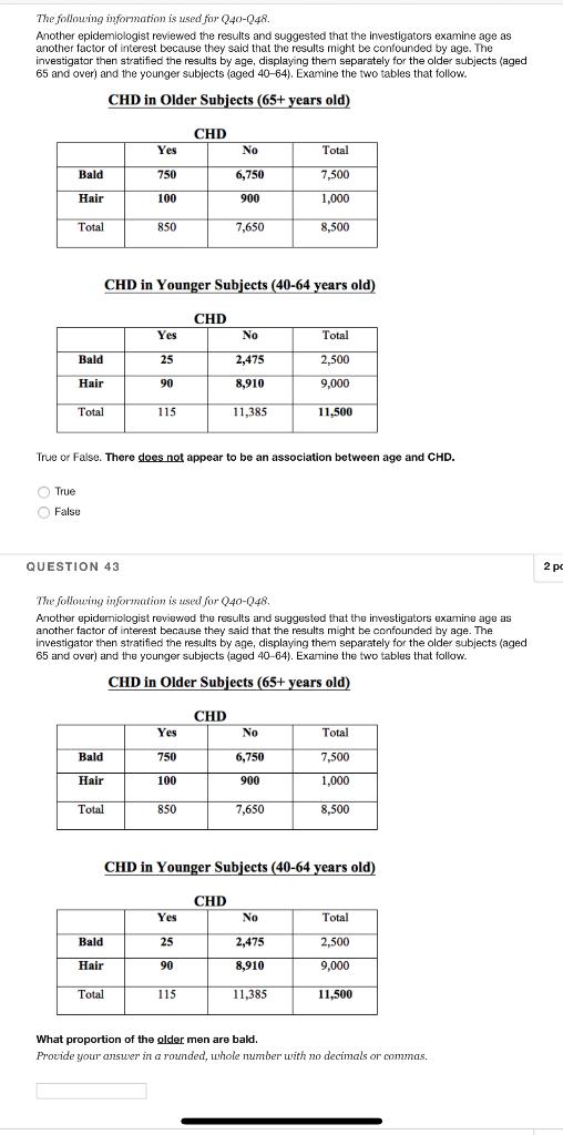 The Following Information Is Used For 240 248 Another Epidemiologist Reviewed The Results And Suggested That The Invest 1
