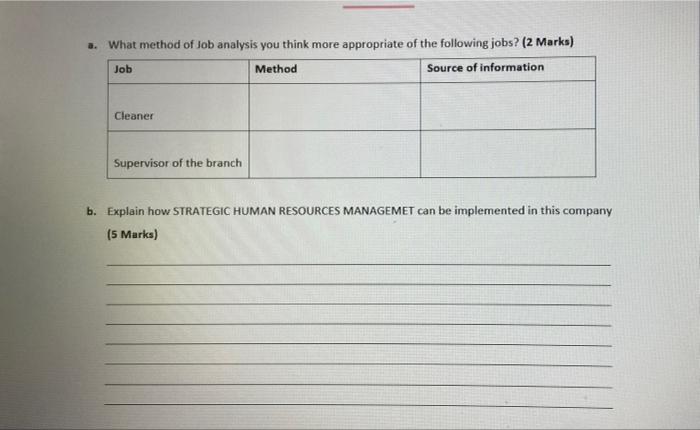 Question 4 Read The Following Paragraph And Answer The Following Questions 7 Marks Clean Is A Local Cleaning Company Wi 2