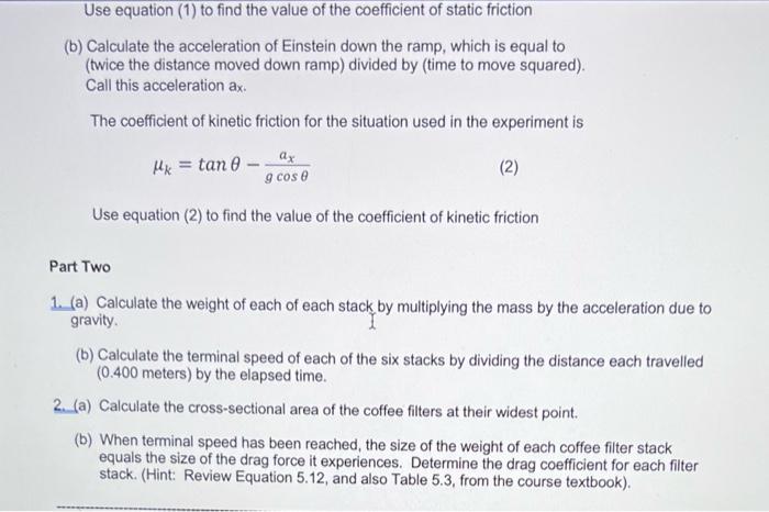 Part One Coefficients Of Friction 1 From The Library Of Activities Available For This Class On Pivot Interactives Ope 2