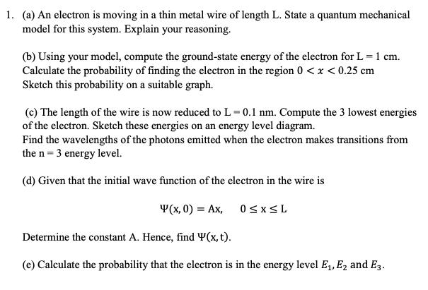 Please Answer Parts C D And E 1