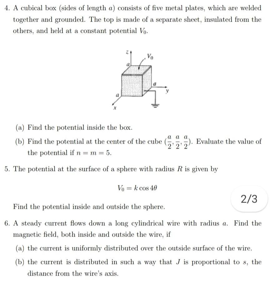Please Answer Numbers 4 5 And 6 Step By Step Or Detailed Solution Thank You 1