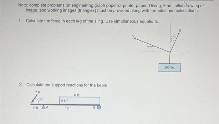 Note Complete Problems On Engineering Graph Paper Or Printer Paper Giving Find Initial Drawing Of Image And Working 1