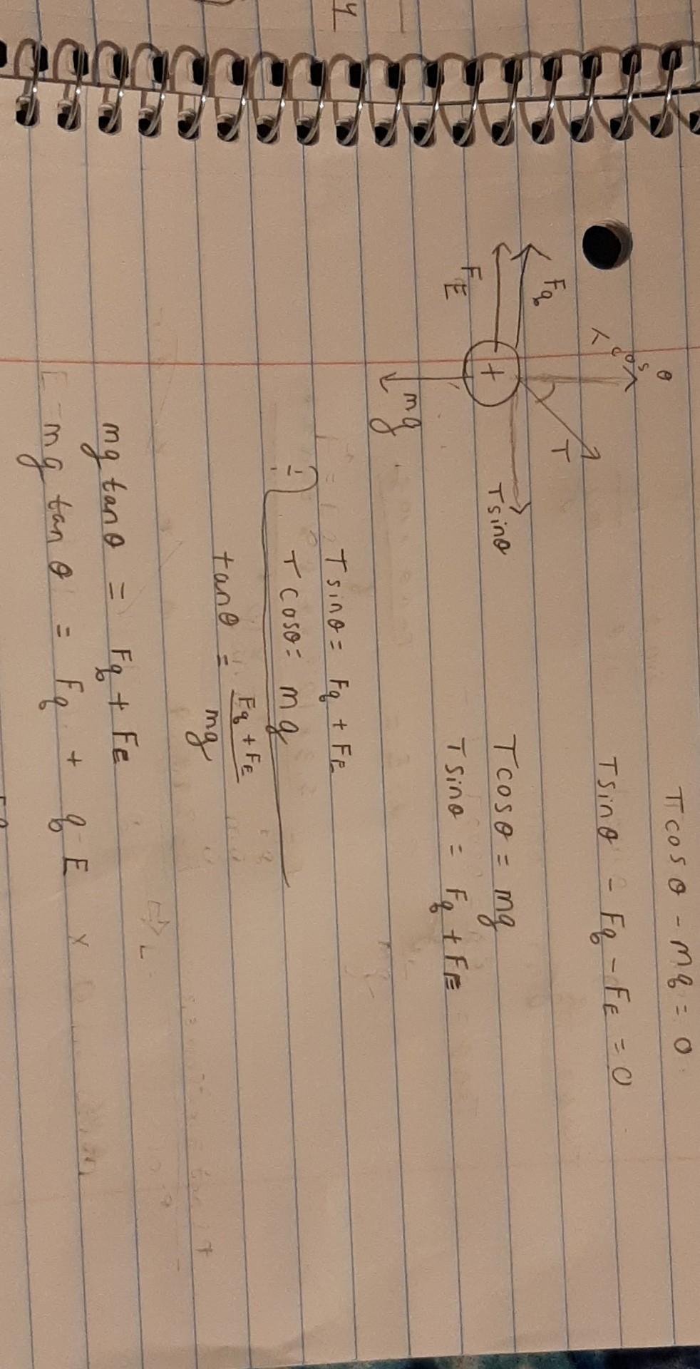Ourse Home Hw6 No 10 10 Of 10 Review Constants 1 Two Tiny Spheres Of Mass 5 30 Mg Carry Charges Of Equal Magnitude 5