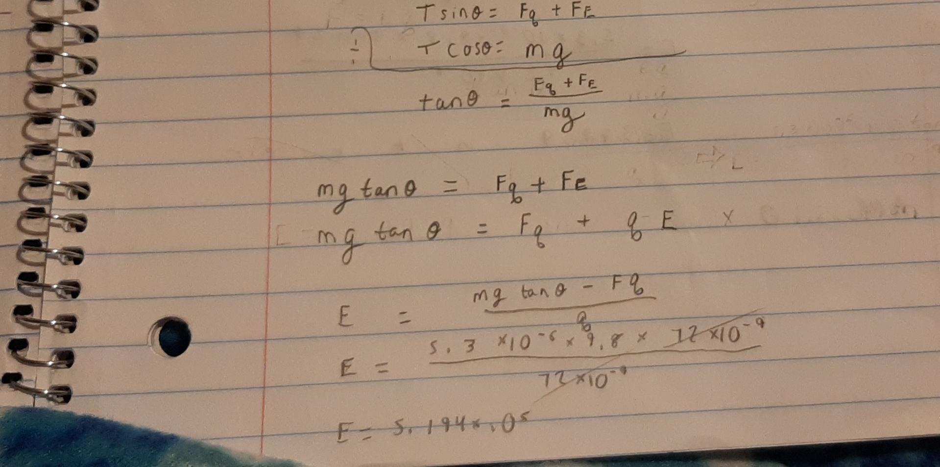 Ourse Home Hw6 No 10 10 Of 10 Review Constants 1 Two Tiny Spheres Of Mass 5 30 Mg Carry Charges Of Equal Magnitude 6