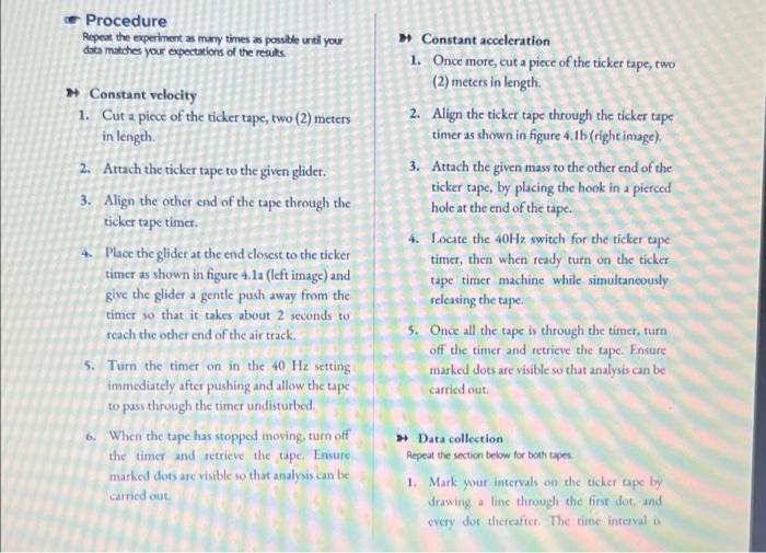 Open With Experiment The Motion Of An Object In One Dimension Objective Of This Experimentale Describe The Motion Of An 2