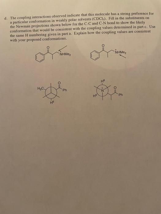Shown Below Is The H Nmr Spectrum Of N N Dimethyl 3 Ammonium 2 Methylpropiophenone Chloride In Cdci The Peak Listing 4