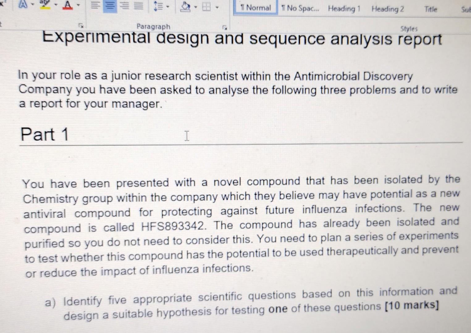 Hfs893342 A Compound Believed To Have Antiviral Effect In Influenza Infectious Was Isolated And Purified 1 State 5 Li 1