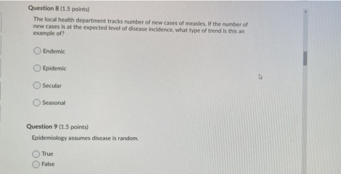 Question 13 1 5 Points The Local Public Health Department Provides Free Diabetes Screening Tests For Those Without Hea 2