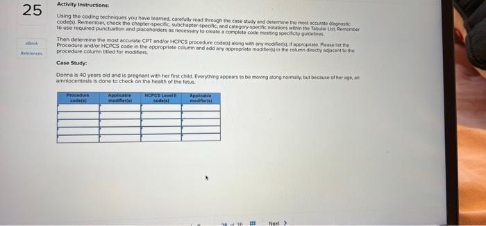 25 Book Activity Instructions Using The Coding Techniques You Have Learned Carefully Read Through The Case Study And De 1