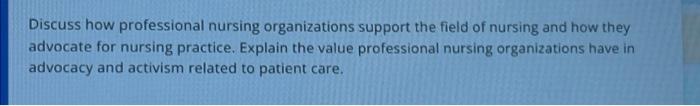 Assessment Description Outline The Concept Of Professional Accountability As It Pertains To Nursing Provide Example Of H 7