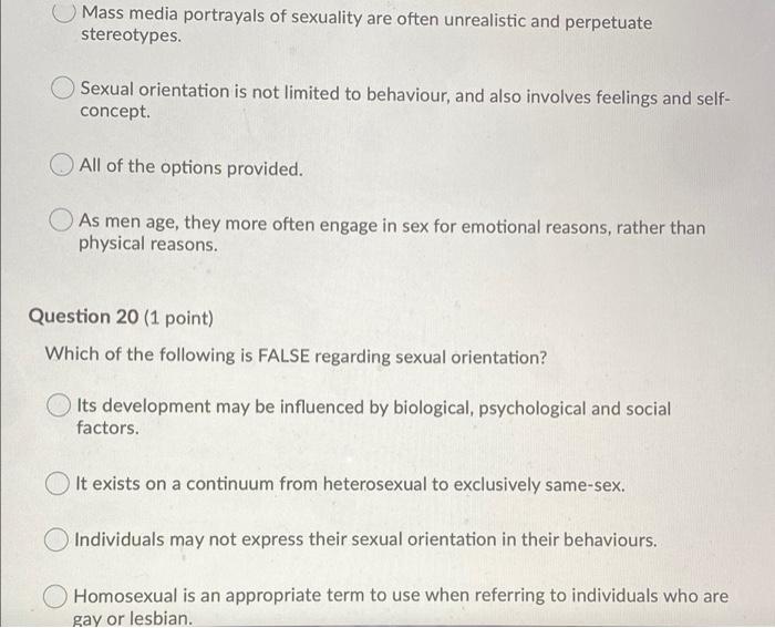 Question 14 1 Point Which Of The Following Contraceptive Methods Will Not Decrease The Risk Of Transmission While Two 4