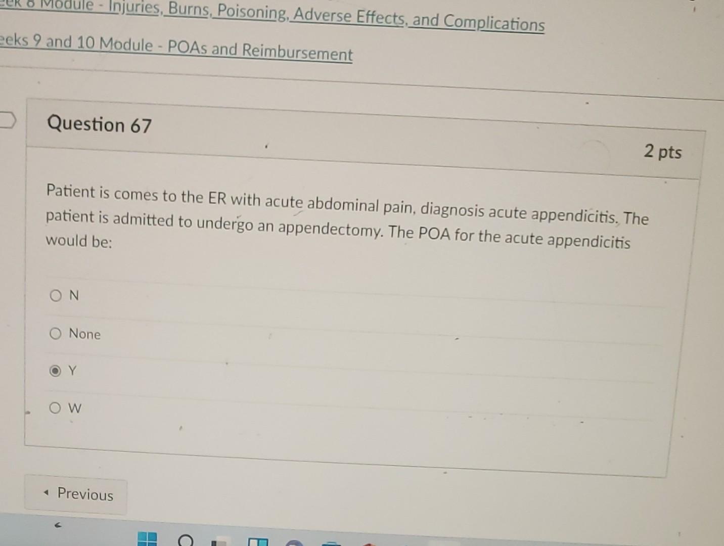 Question 62 When A Patient Seeks Medical Attention For The First Time For An Injury Which Is The Appropriate Extension 4