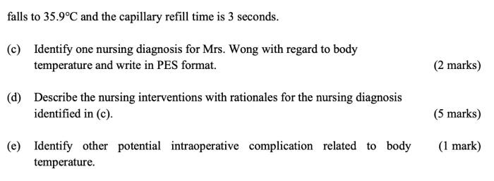 Question 3 Mr Yip A 70 Year Old Man With History Of Coronary Heart Disease Is Admitted To The Hospital Because Of Cel 2