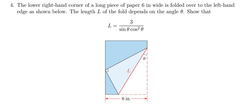 4-the-lower-right-hand-corner-of-a-long-piece-of-paper-6-in-wide-is