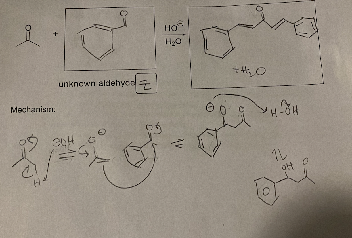 Provide Full Mechanism For Adol Condensation Reaction 1