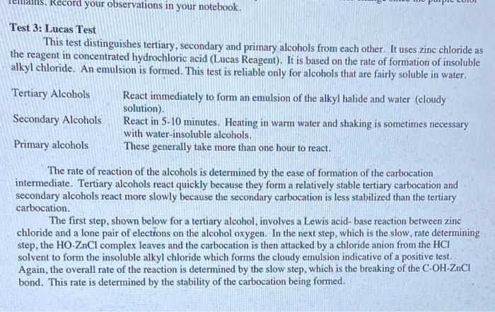Give A Brief Description Of What Is Meant By Primary 1 Secondary 2 Tertiary 39 And Secondary Methyl Alcohols 4