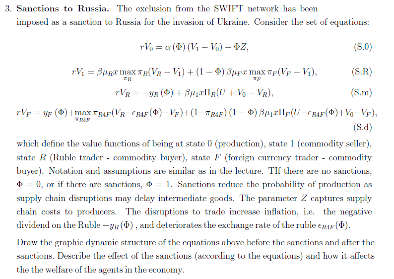 3 Sanctions To Russia The Exclusion From The Swift Network Has Been Imposed As A Sanction To Russia For The Invasion O 1