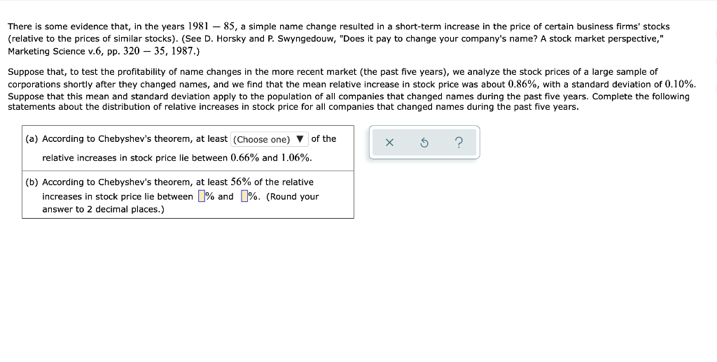 There Is Some Evidence That In The Years 1981 85 A Simple Name Change Resulted In A Short Term Increase In The Price 1
