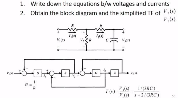 Find T S V3 V1 And Solve The Above Equation Using Kcl Kvl Etc Please Simplify Everything Ill Upvote For Sure 1