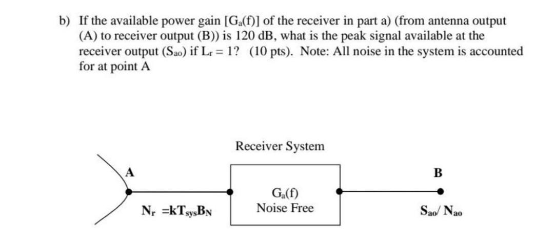3 A Bi Static Radar Has Identical Antennas At 35 Ghz Which Have Directivity Of 2500 Radar Parameters Include K 1 38x1 2