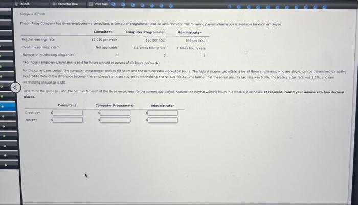 Elo Show Me How Pi Computer Font Aaby Company Has Twee Reployees Court Computer Programme And An Administrator The Foll 1