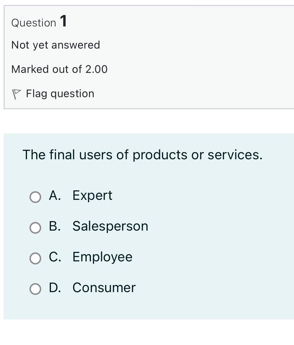 Choose The Correct Answer Without Explanation 1
