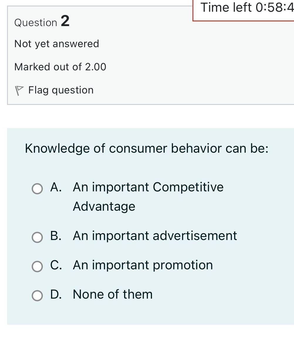 Choose The Correct Answer Without Explanation 2