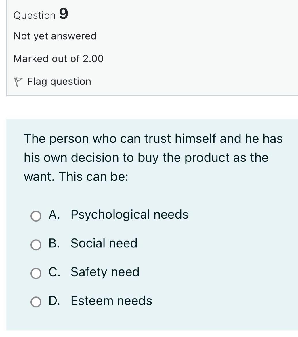 Choose The Correct Answer Without Explanation 9