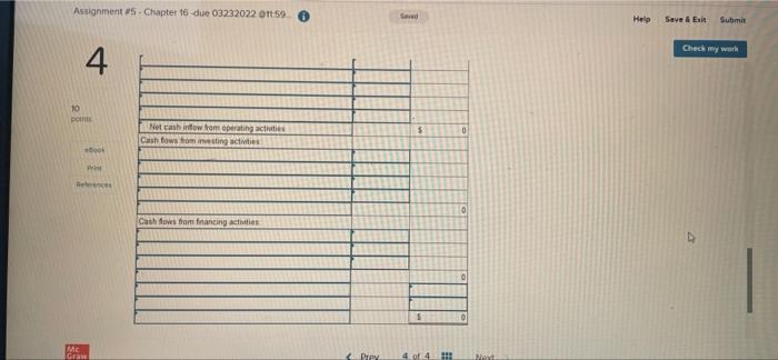 Chapter Due 03232022 011 59 Swed Help Save En Sum Check My Work 4 Instant Brake Inc S Comparative Balance Sheet Infor 4