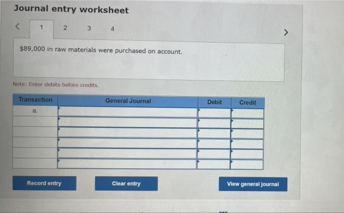 Check My Work Larned Corporation Recorded The Following Transactions For The Just Completed Month A 89 000 In Raw Mate 2