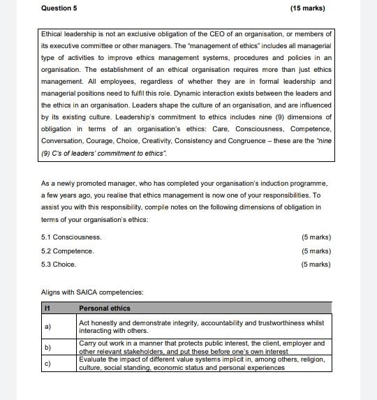 Ethics In Accountancy Kindly Help 1