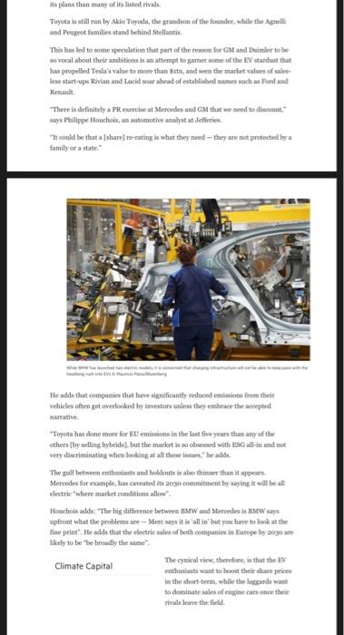 The Big Read Electric Vehicles Electric Vehicles The Carmakers Wary Of Going All In On Batteries Companies Such As Bmw 7