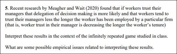 5 Recent Research By Meagher And Wait 2020 Found That If Workers Trust Their Managers That Delegation Of Decision Mak 1