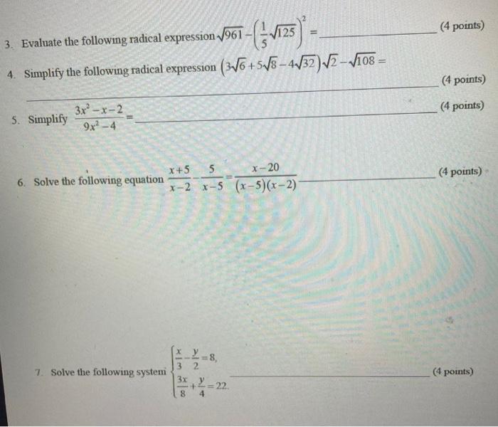 3-evaluate-the-following-radical-expression-961-125-4-simplify