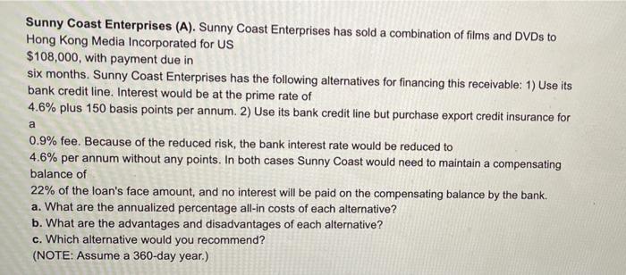 Sunny Coast Enterprises A Sunny Coast Enterprises Has Sold A Combination Of Films And Dvds To Hong Kong Media Incorpo 1