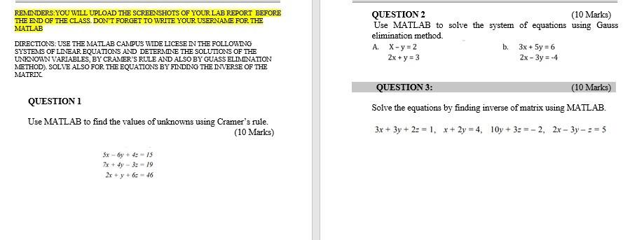 Reminders You Will Upload The Screenshots Of Your Lab Report Before The End Of The Class Don T Forget To Write Your Us 1