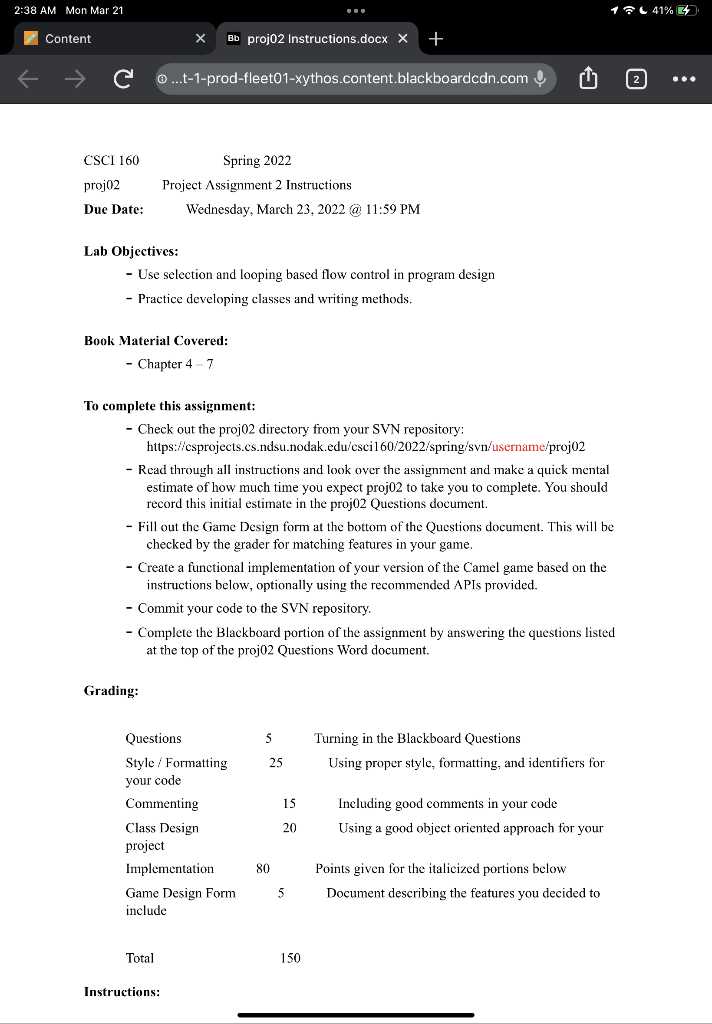 2 38 Am Mon Mar 21 1941 64 Content X Bb Proj02 Instructions Docx X 0 T 1 Prod Fleet01 Xythos Content Blackboardcdn 1