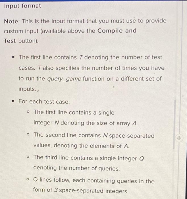 Query Game 9 100 1 You Are Given An Array A Containing Distinct Integers A Comedy Rinclude Stalo Include Stdbool In 3