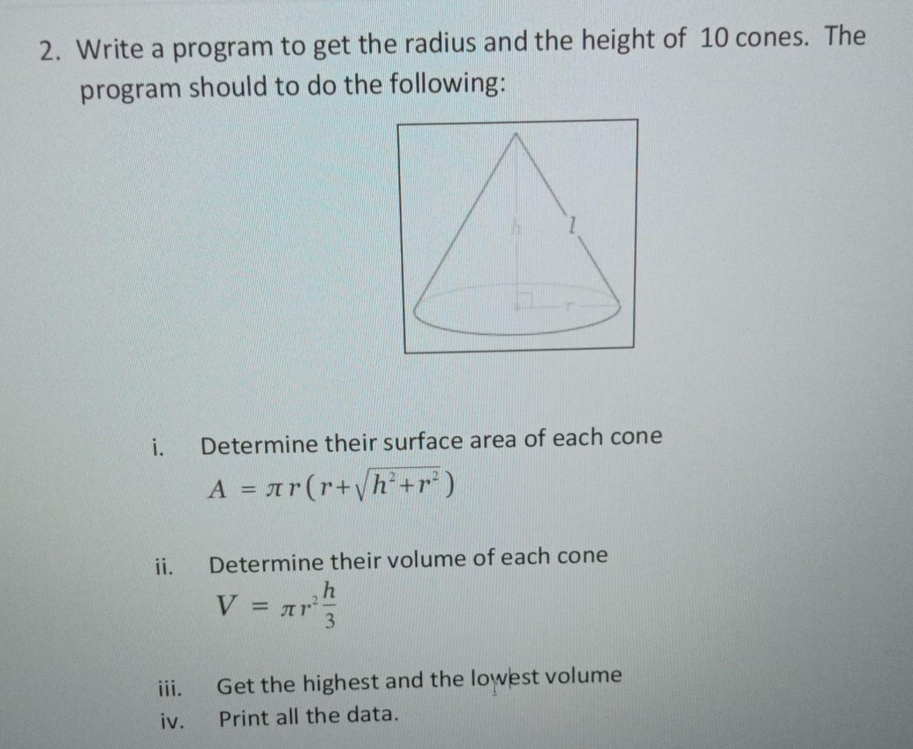 C Using Array To Find The Following 1