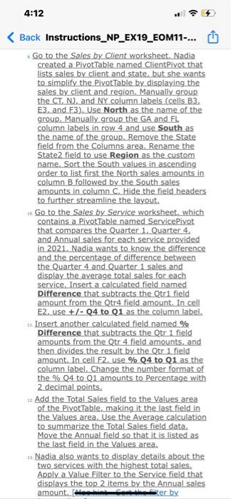 4 12 Back Instructions Np Ex19 Eom11 1 Nadia Ivanov Is A Partner At Qualey Consulting A Consulting Firm With Headq 3