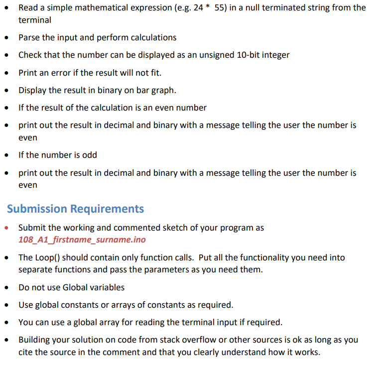 Programming Language Arduino C 1