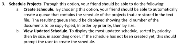 Can You Help Me With Option 3 Schedule Project This Is The Whole Problem 1