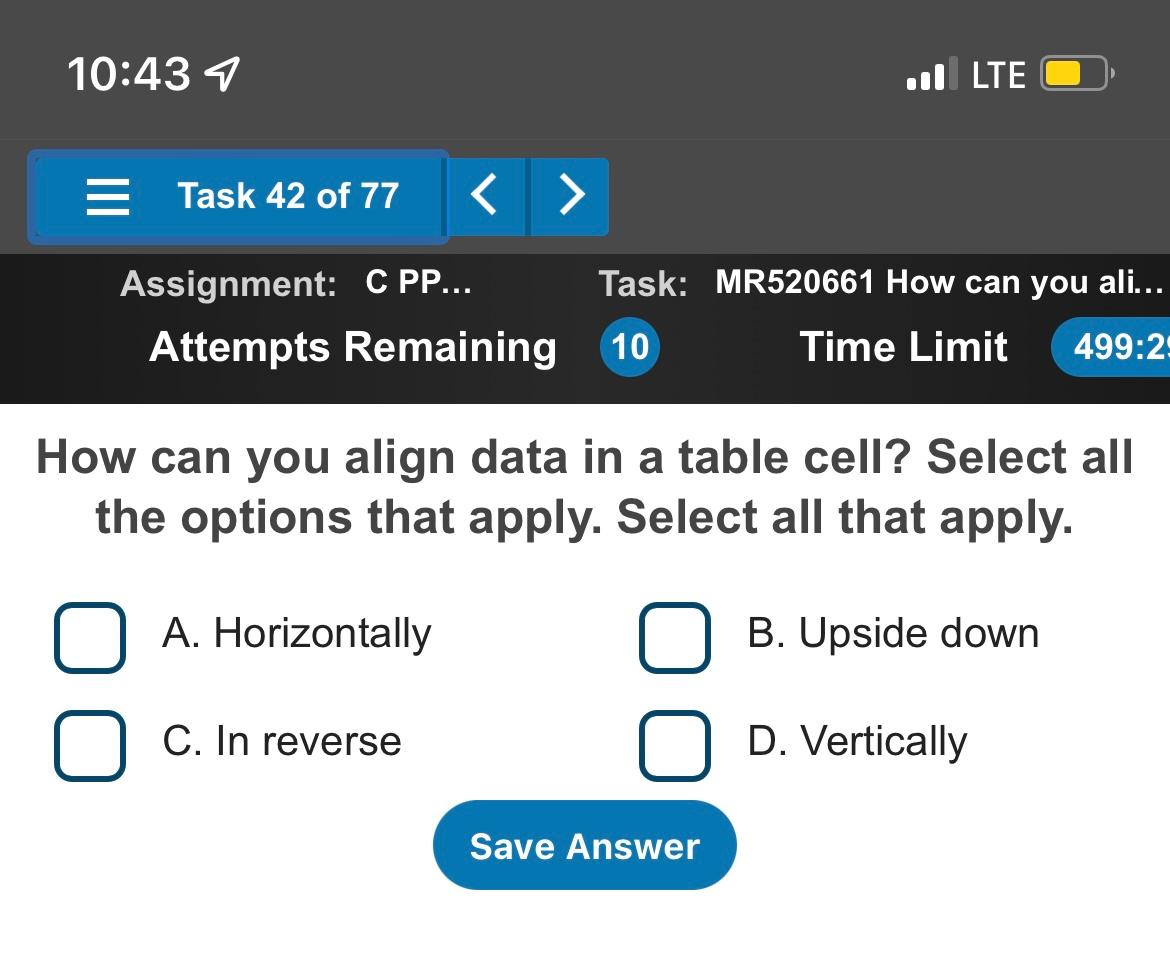 I Need The Answers For These Multiple Choice Questions Please Identify The Number Of The Task Written At The Top Left C 1