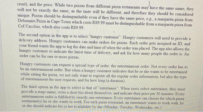 If The Pizza Delivery With Entertainment One Of Your Acquaintances Thinks He Has The Next Billion Rand Startup Idea For 2