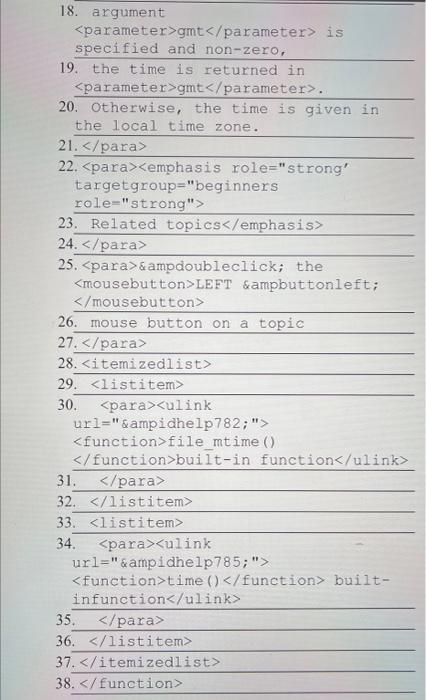 2 Xml Version 1 0 3 Function 4 Title Ctime Title 5 Funcsynopsis 6 Funcdef 7 Function Ctime Fnction 2