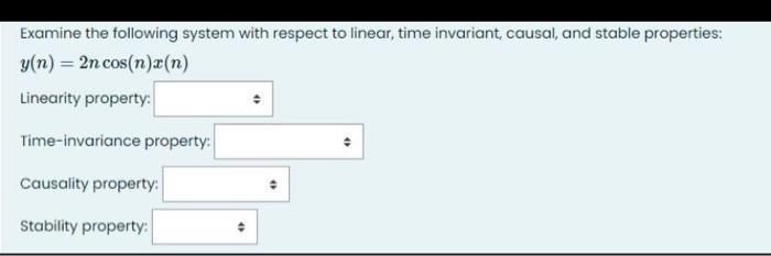 Assume That A Discrete System Is Given By The Following Equation G 0 1 2 M 1 2x N 1 Find Its Impulse Response 2